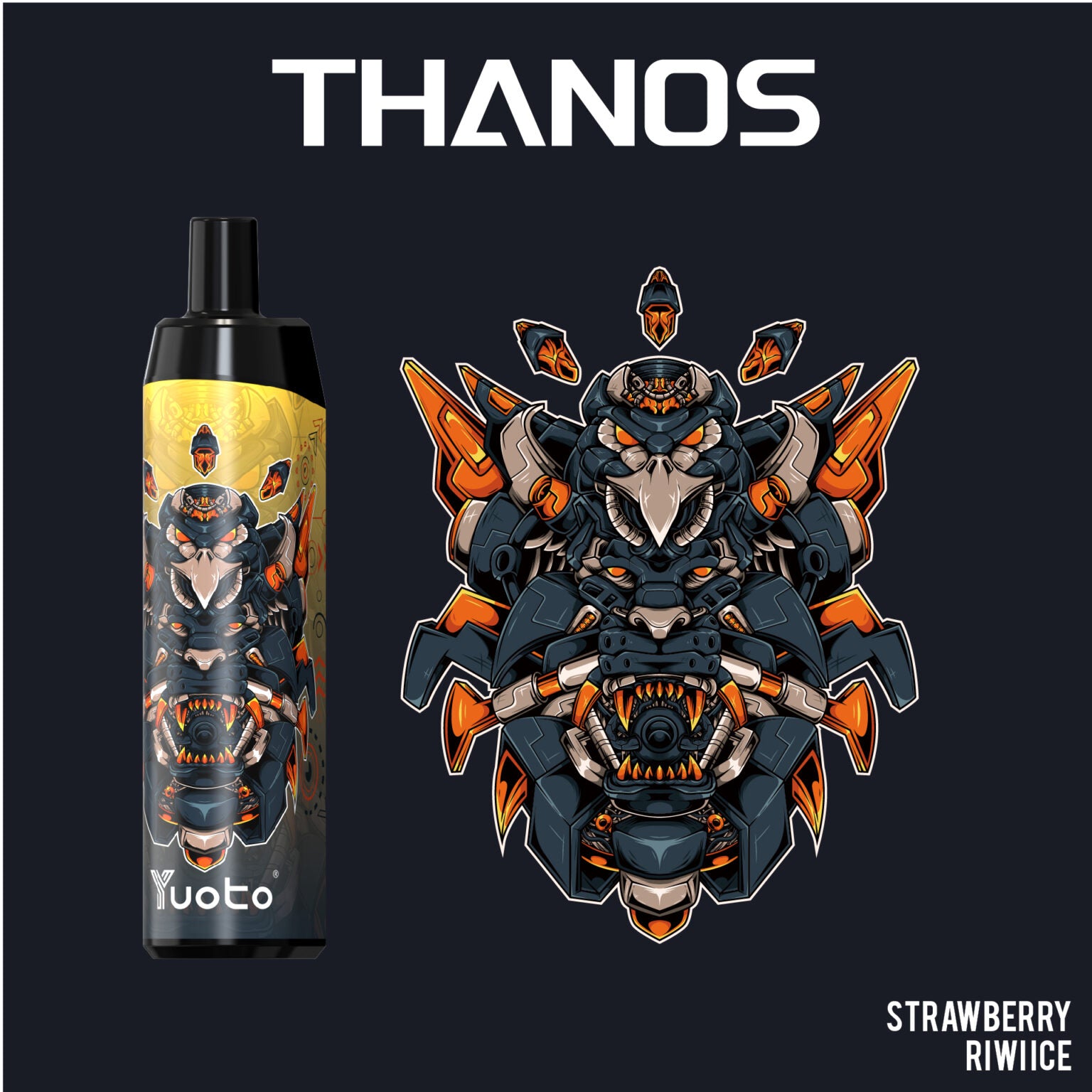 Yuoto Thanos 5000 Puffs Disposable Vape (50mg Nicotine)