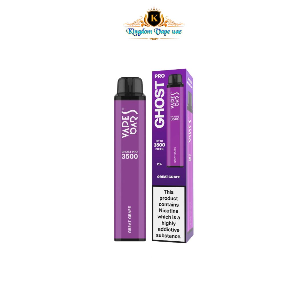 Great Grape Ghost Pro Vapes Bar 3500 Puffs 20mg