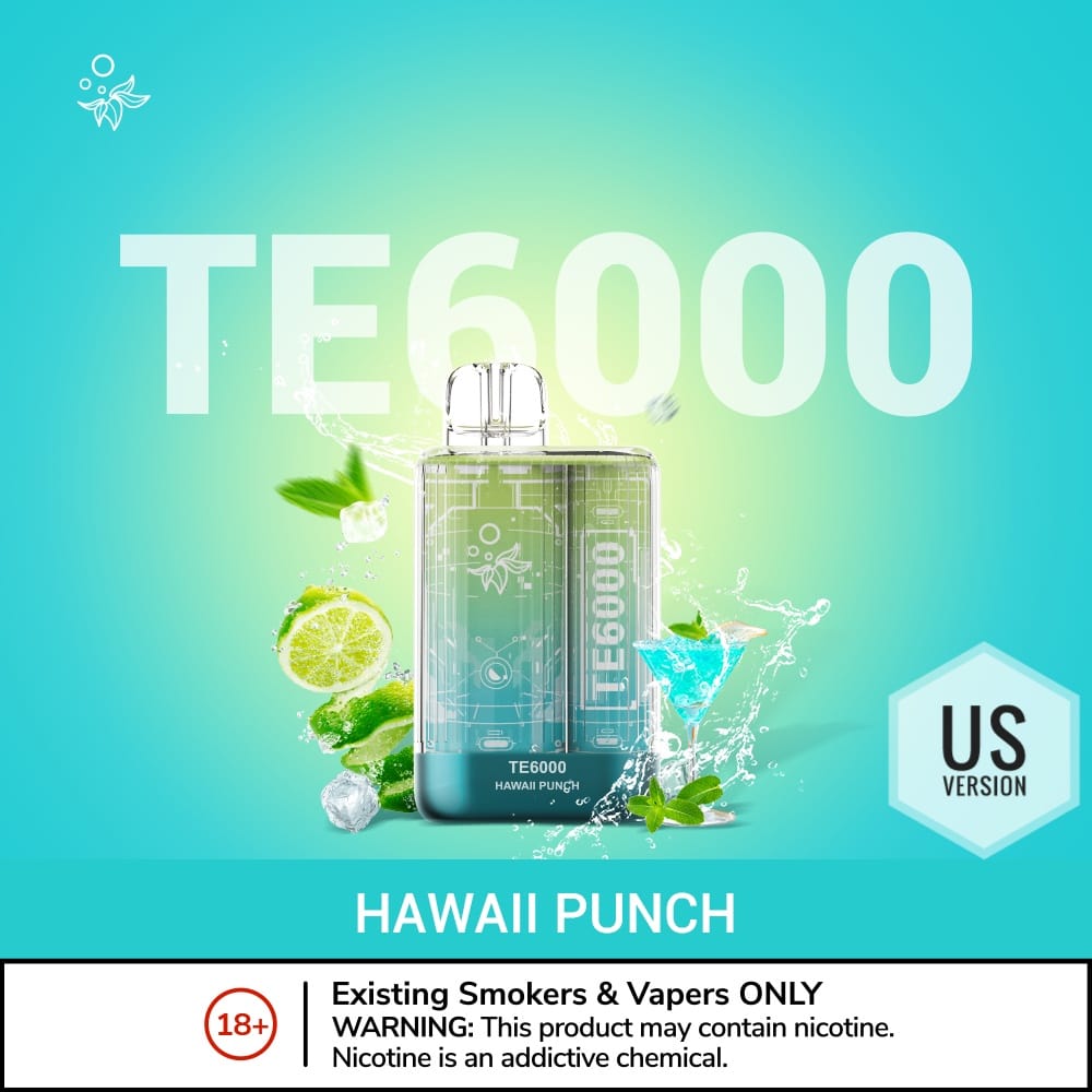 ELFBAR TE6000 Puffs USA Version Vape Pen Dubai