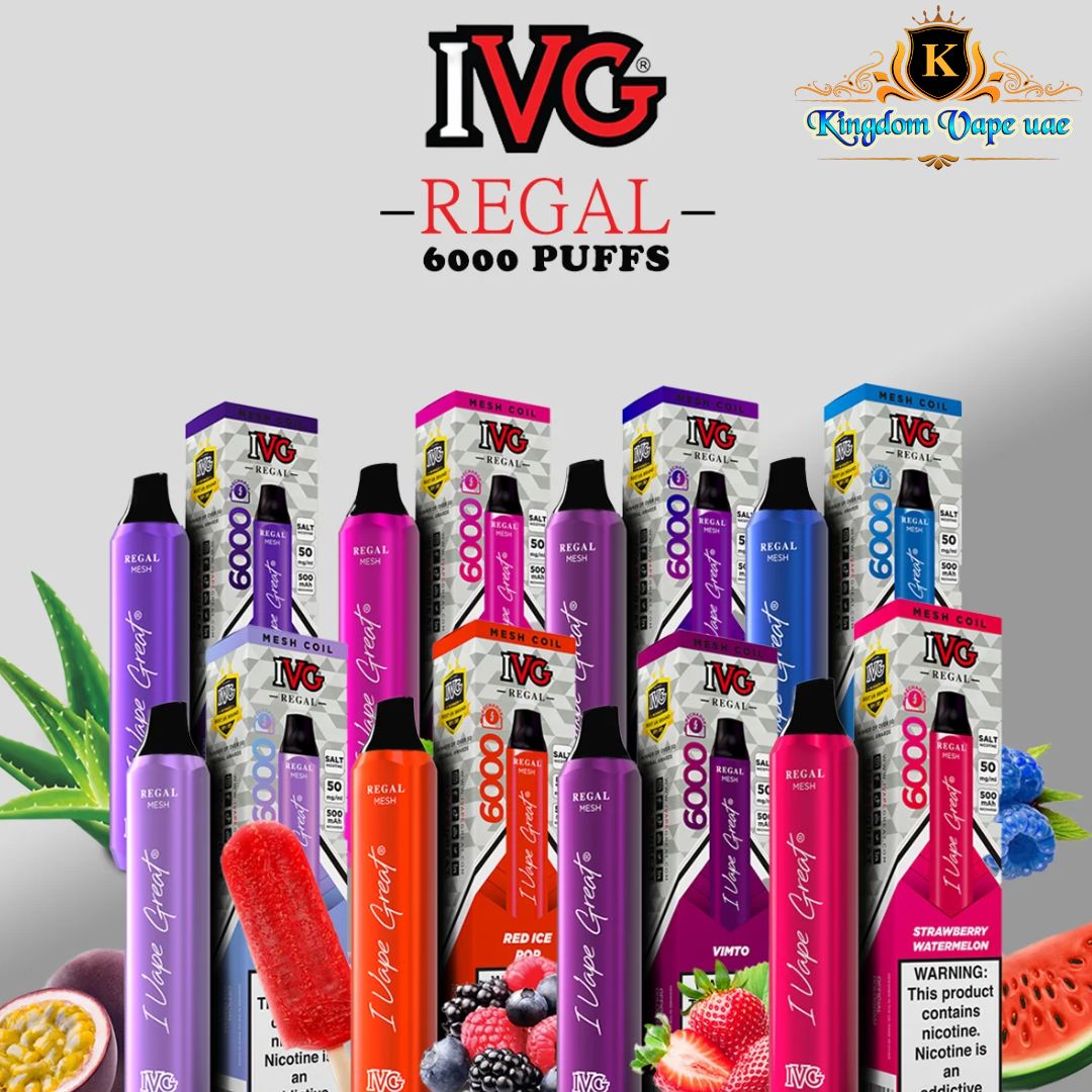 Ivg Regal Disposable 6000 Puffs in Dubai UAE