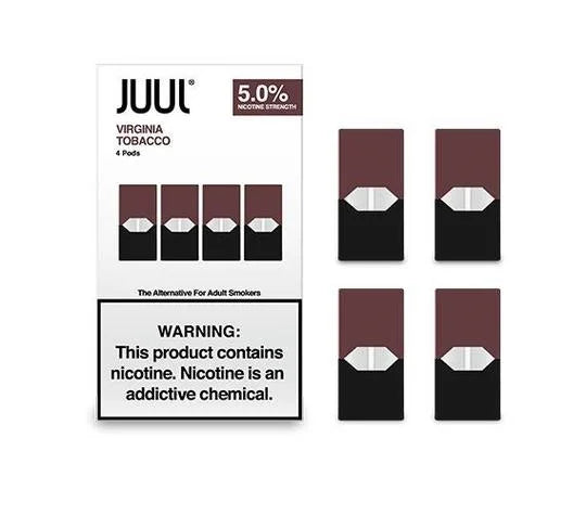 JUUL Pods Virginia tobacco 50MG 4 pod IN 1 pack