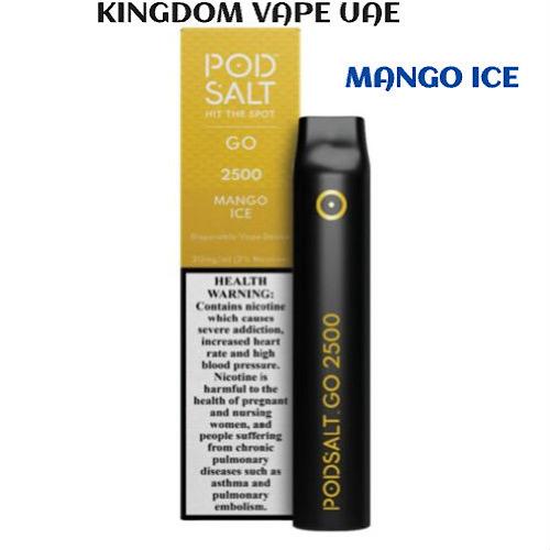 POD SALT GO 2500 MANGO ICE-20MG IN DUBAI UAE