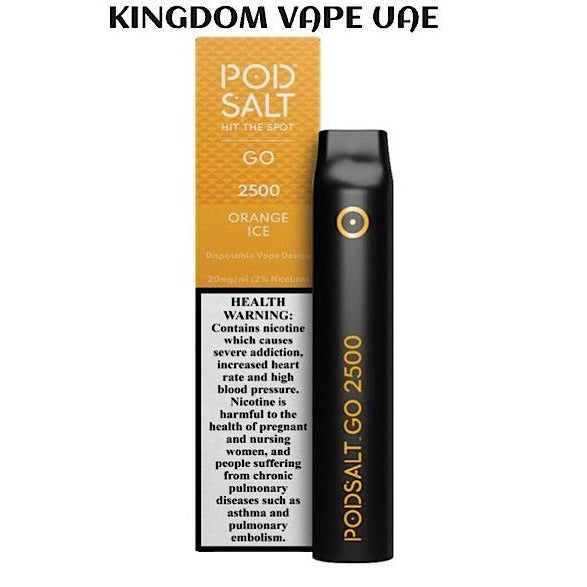 POD SALT GO 2500 ORANGE ICE-20MG IN DUBAI UAE