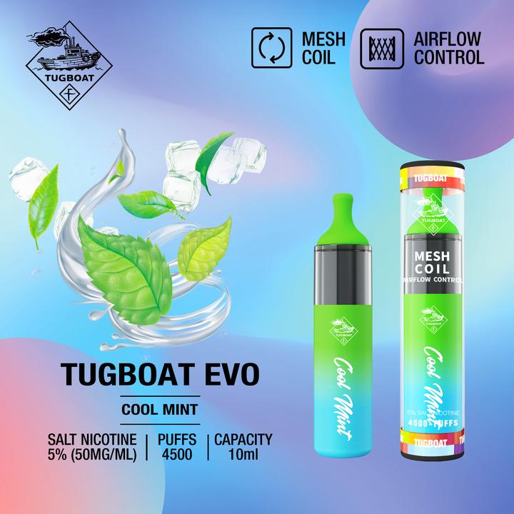 Tugboat Evo 4500 Puffs| Kingdom Vape