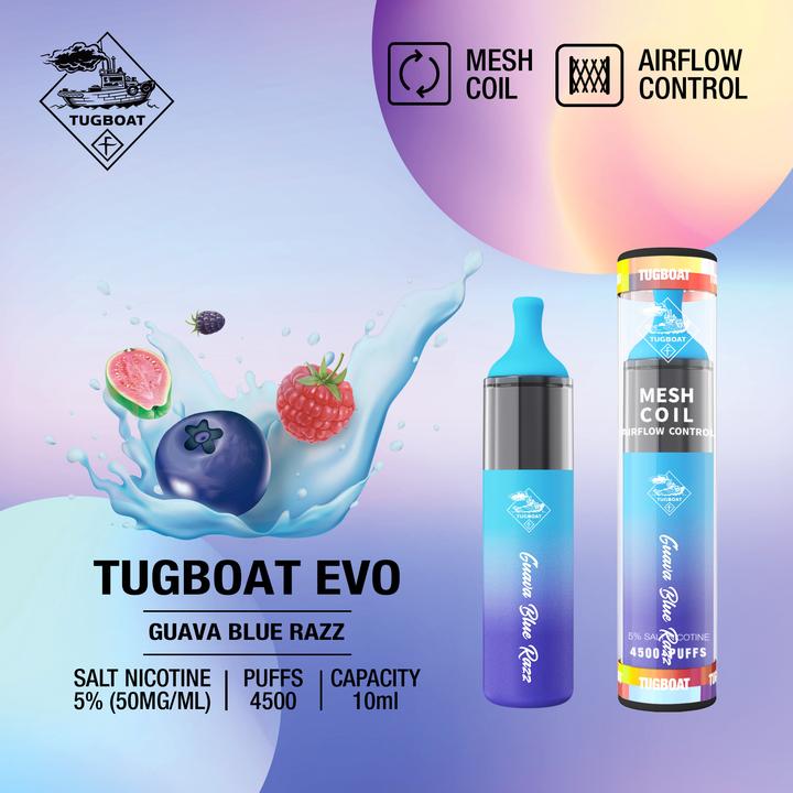 Tugboat Evo 4500 Puffs| Kingdom Vape