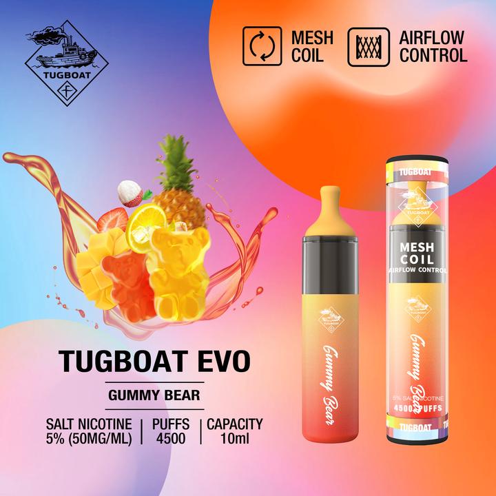 Tugboat Evo 4500 Puffs| Kingdom Vape