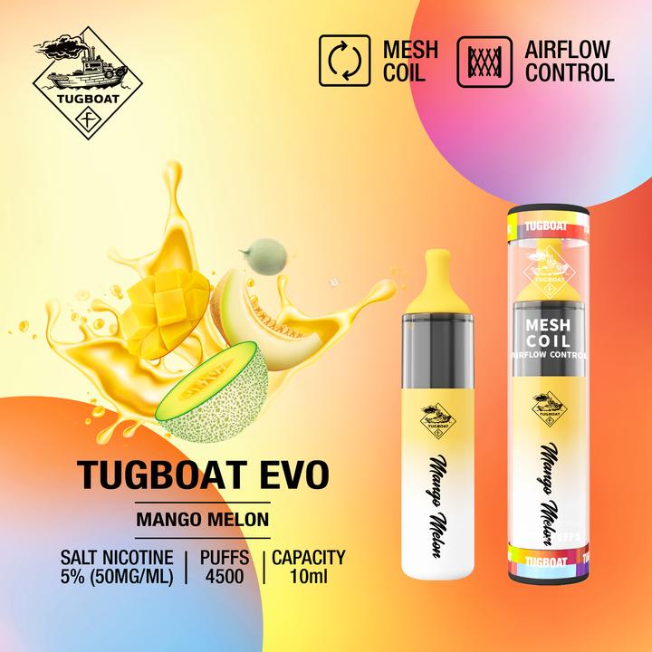 Tugboat Evo 4500 Puffs| Kingdom Vape