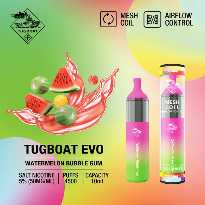 Tugboat Evo 4500 Puffs| Kingdom Vape