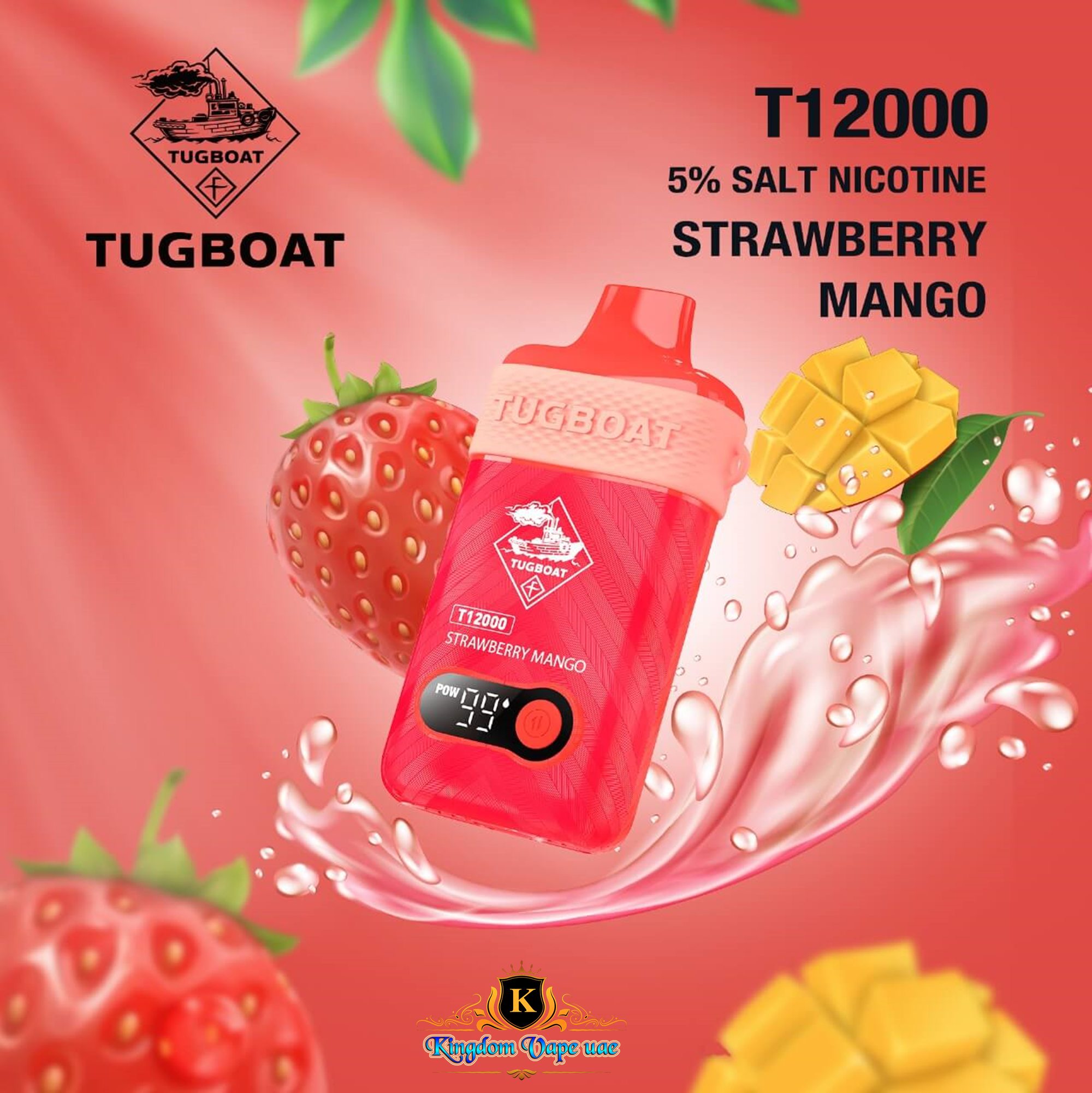 Best Tugboat T12000 Puffs Disposable Vape in UAE