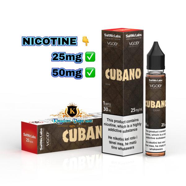 VGOD 30ml Cubano  Saltnic|