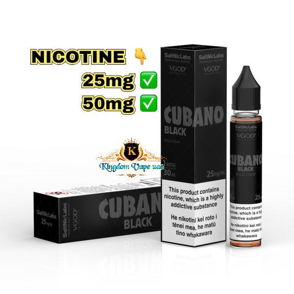 VGOD 30ml Cubano Black Saltnic|