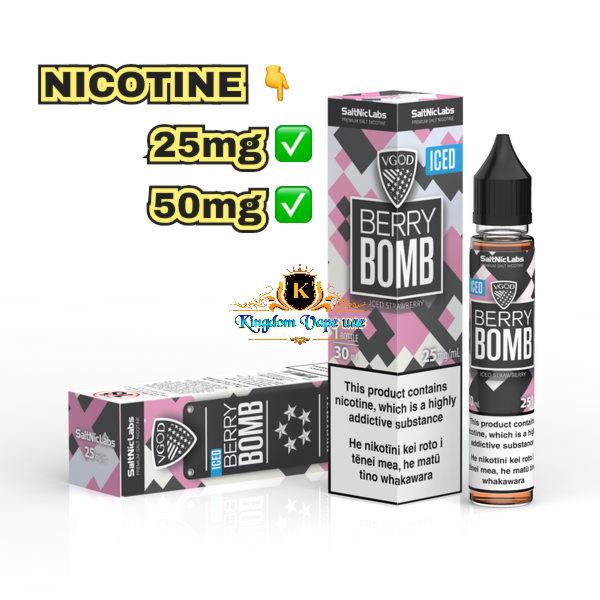 VGOD 30ml Iced Berry Bomb Saltnic|