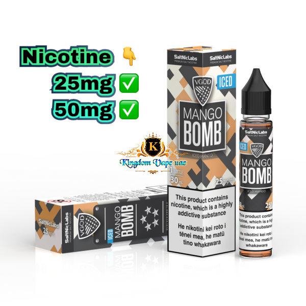 VGOD 30ml Iced Mango Bomb Saltnic|