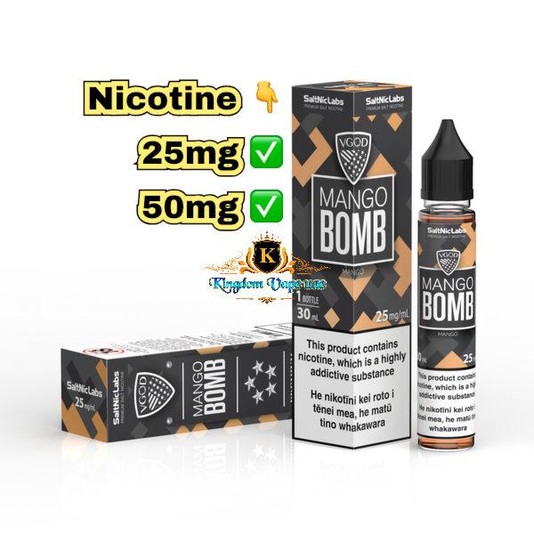 VGOD 30ml Mango Bomb Saltnic|