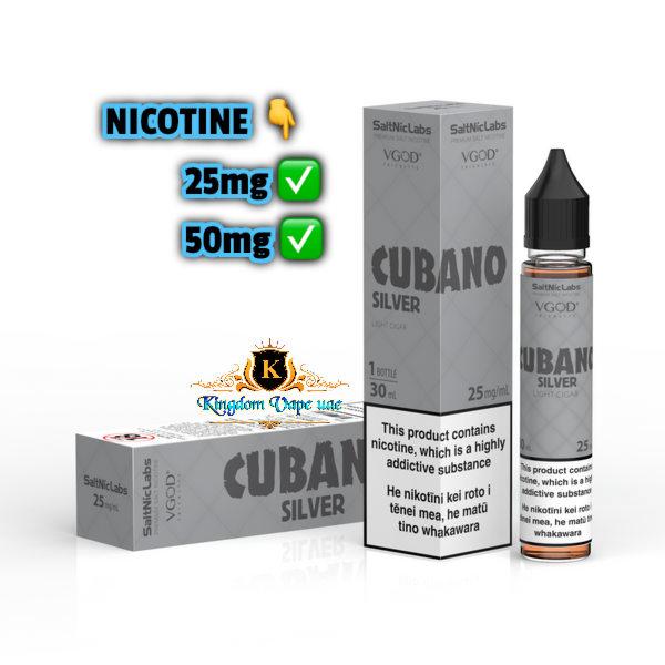 VGOD 30ml Cubano Silver Salt Nicotine|