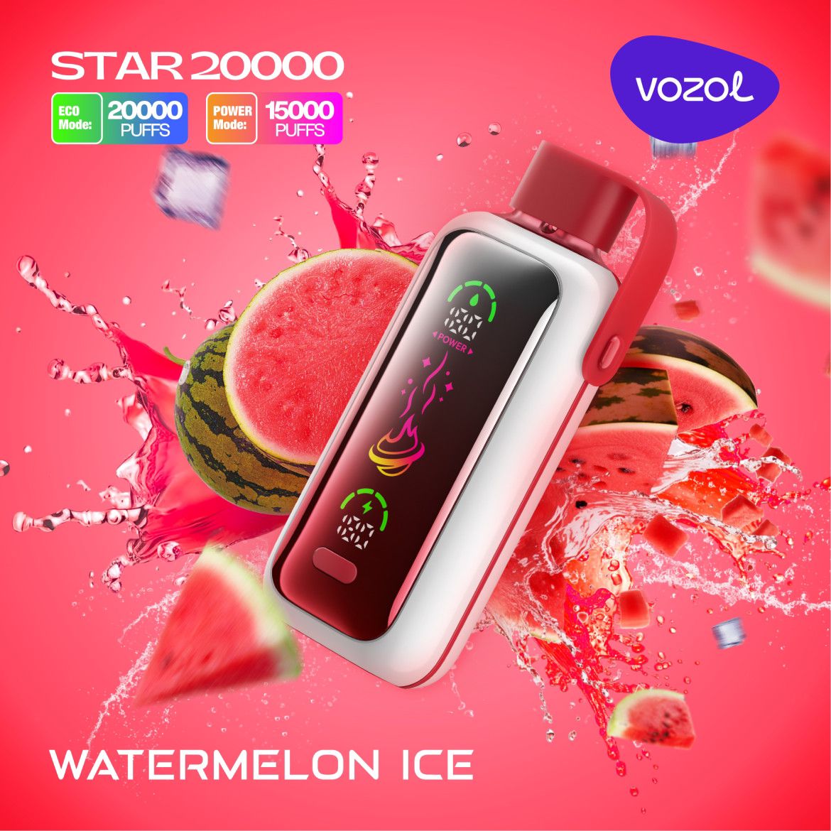 Vozol Star 20000 Puffs Disposable Vape With Led Screen|Dubai