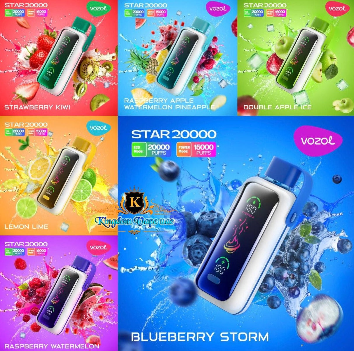 Vozol Disposable Vape - Kingdom Vape UAE Vozol Disposable Vape - Kingdom Vape UAE
