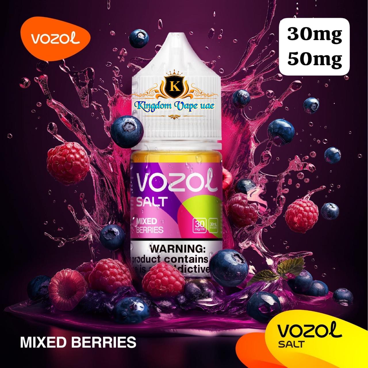 VOZOL Salt Nicotine 30mg/50mg| Bottol Size 30ml