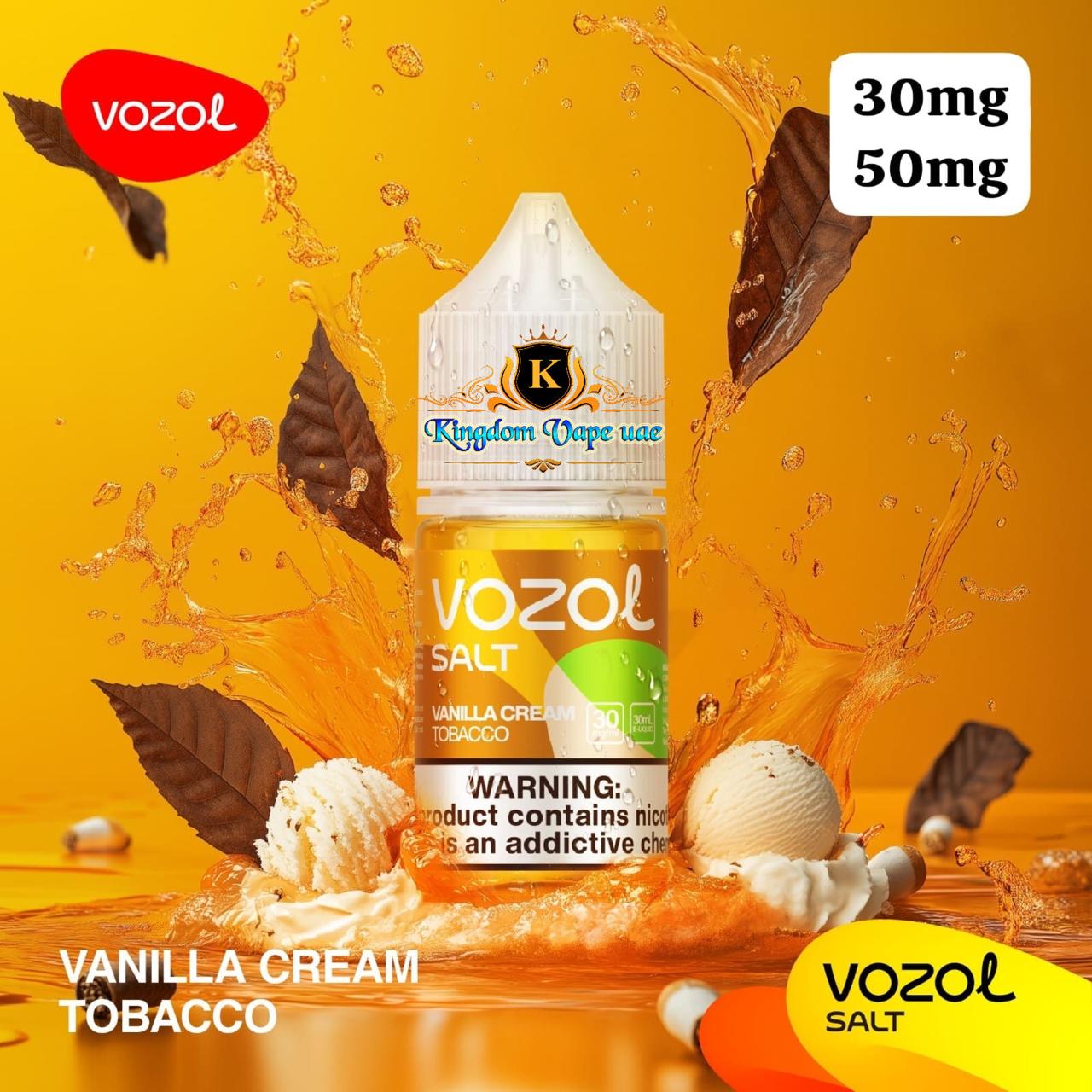 VOZOL Salt Nicotine 30mg/50mg| Bottol Size 30ml