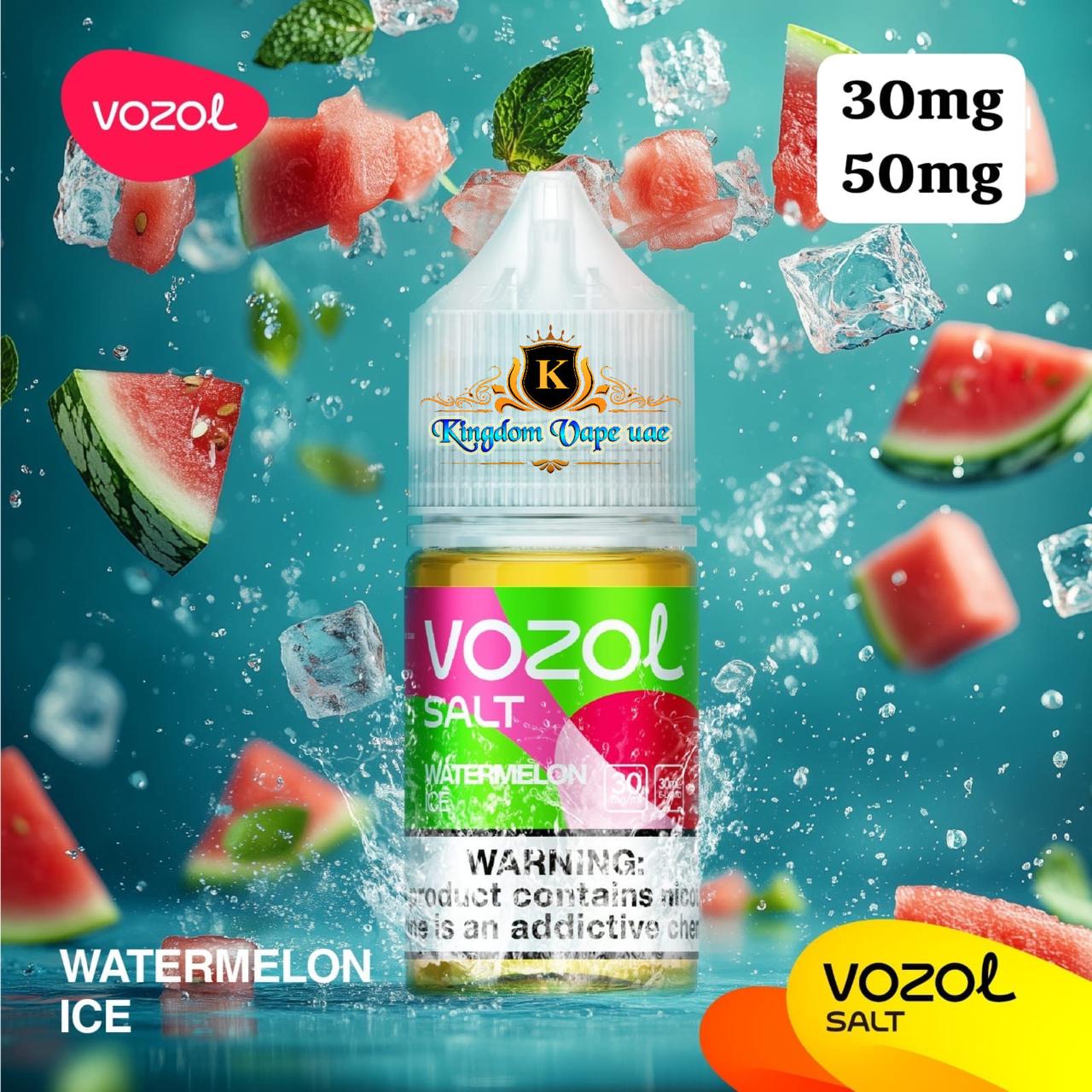 VOZOL Salt Nicotine 30mg/50mg| Bottol Size 30ml