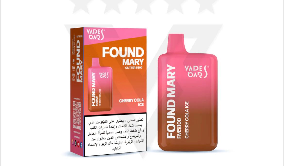 BUY VAPE BAR FOUND MARY 5800 PUFF 20MG NICOTINE KIT