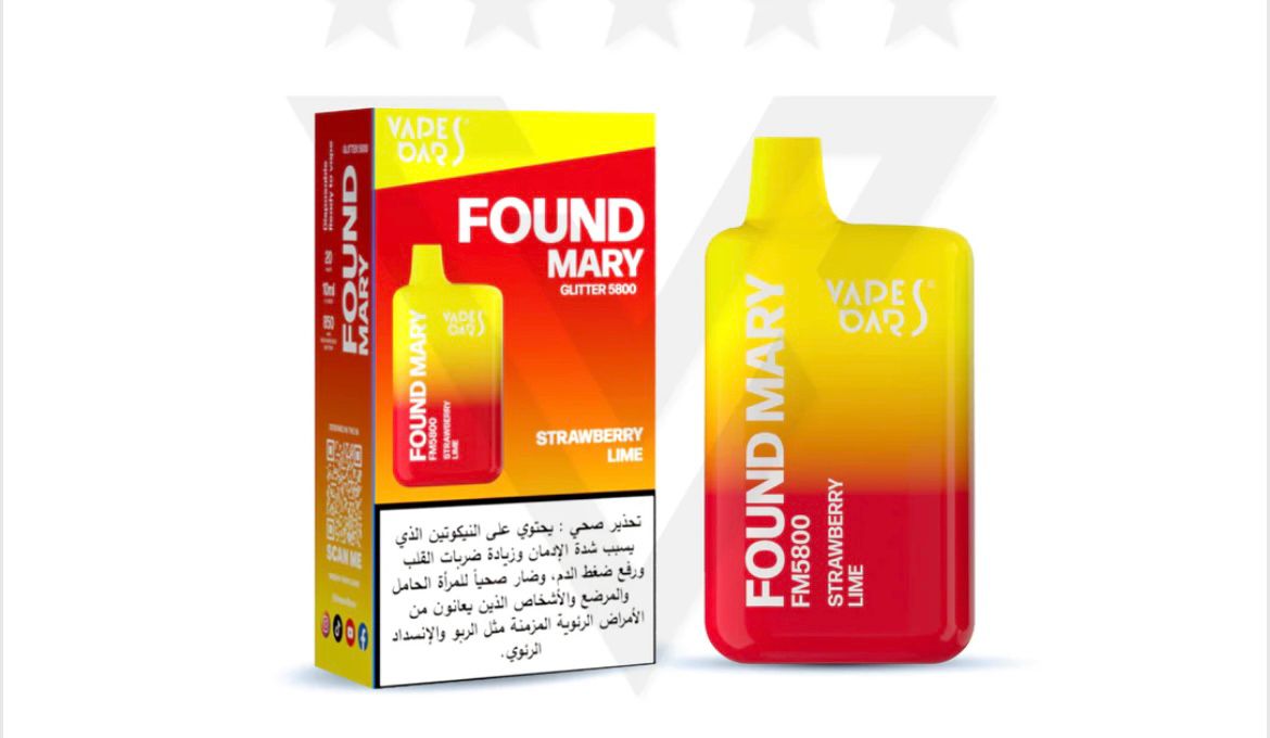 BUY VAPE BAR FOUND MARY 5800 PUFF 20MG NICOTINE KIT