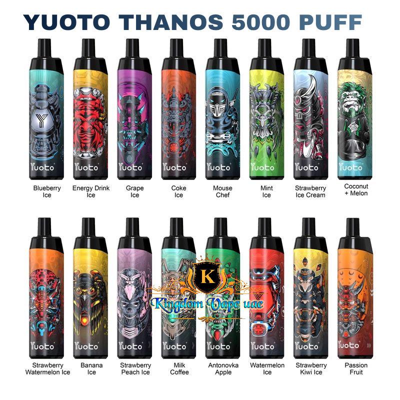 Yuoto Thanos 5000 Puffs Disposable Vape (50mg Nicotine)