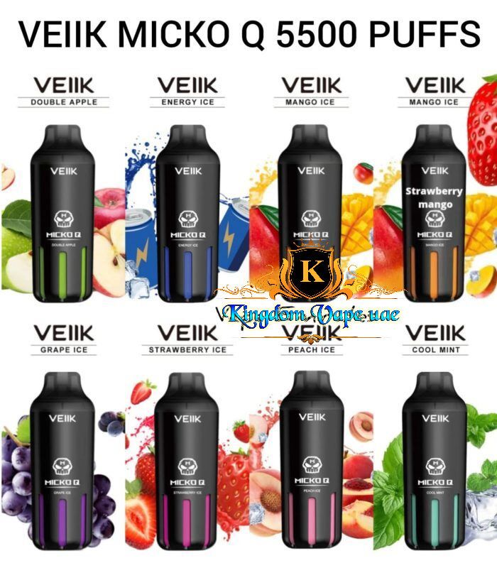 Buy Veiik Micko Q 5500 Puff Disposable Kit Dubai