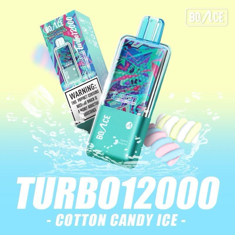 BOUNCE TURBO 12000 PUFFS DISPOSABLE VAPE 5% NICOTINE