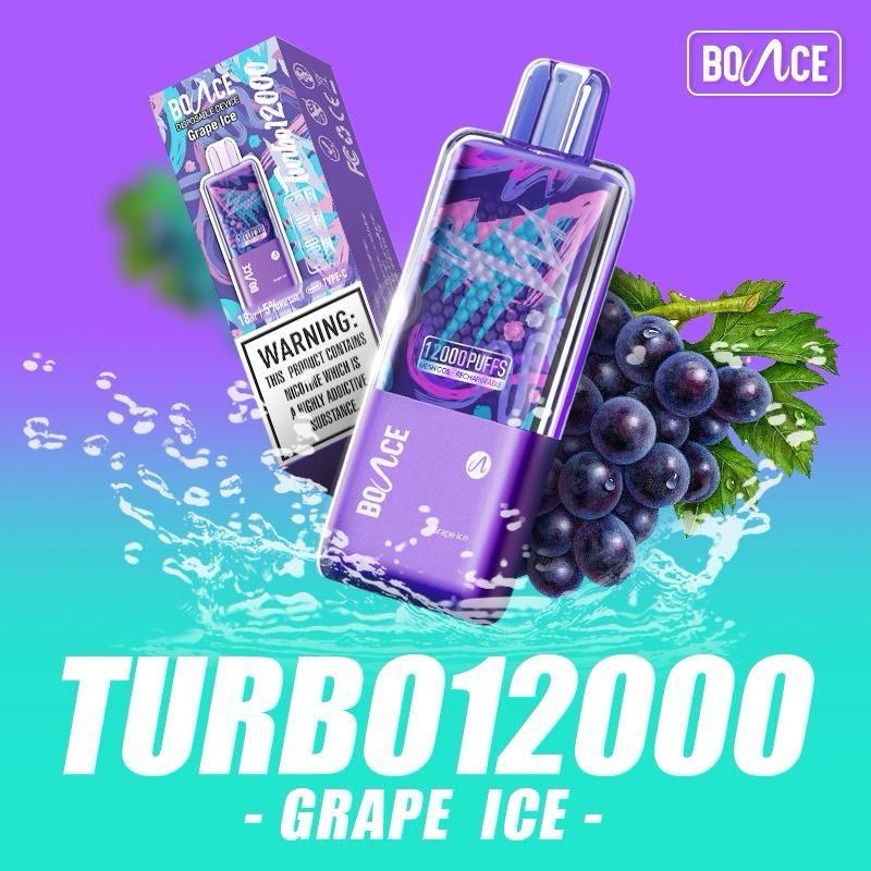 BOUNCE TURBO 12000 PUFFS DISPOSABLE VAPE 5% NICOTINE