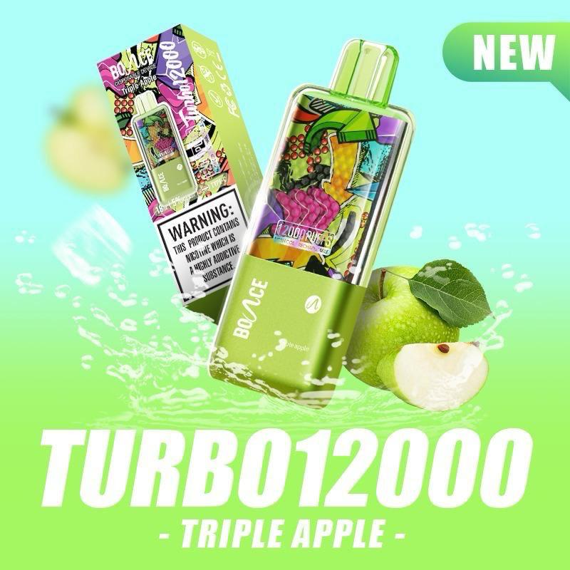 BOUNCE TURBO 12000 PUFFS DISPOSABLE VAPE 5% NICOTINE