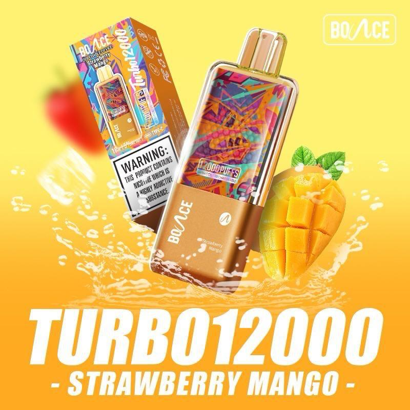 BOUNCE TURBO 12000 PUFFS DISPOSABLE VAPE 5% NICOTINE