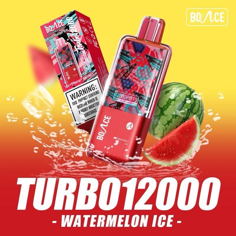 BOUNCE TURBO 12000 PUFFS DISPOSABLE VAPE 5% NICOTINE