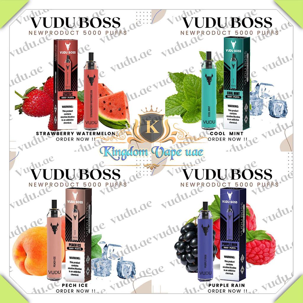 VUDU BOSS 5000 PUFFS DISPOSABLE VAPE KIT IN DUBAI