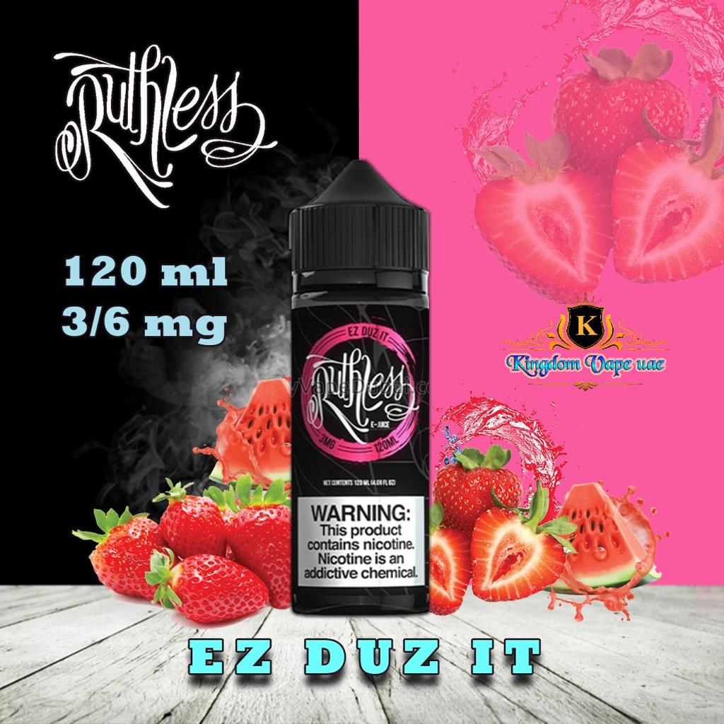 Ruthless Vape E-Juice 120ml 3mg/6mg All Flavor Dubai