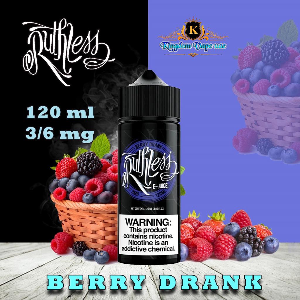 Ruthless Vape E-Juice 120ml 3mg/6mg All Flavor Dubai