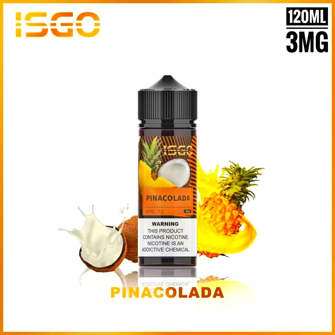 ISGO 120ML E LIQUID 3MG Series|