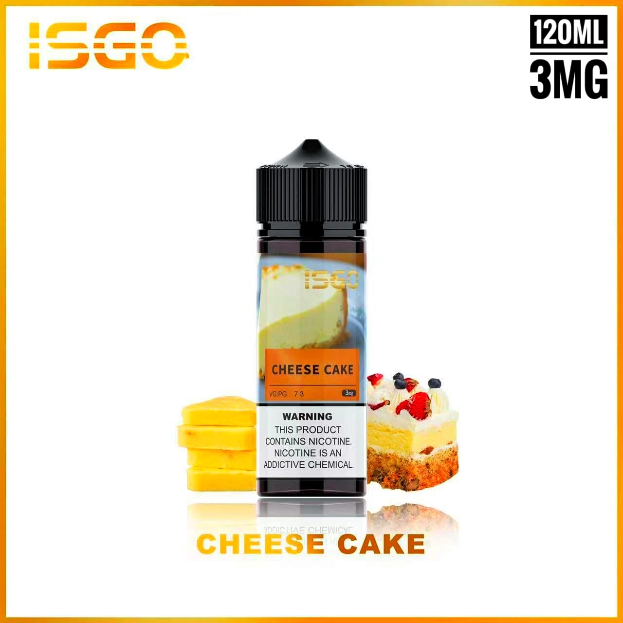 ISGO 120ML E LIQUID 3MG Series|