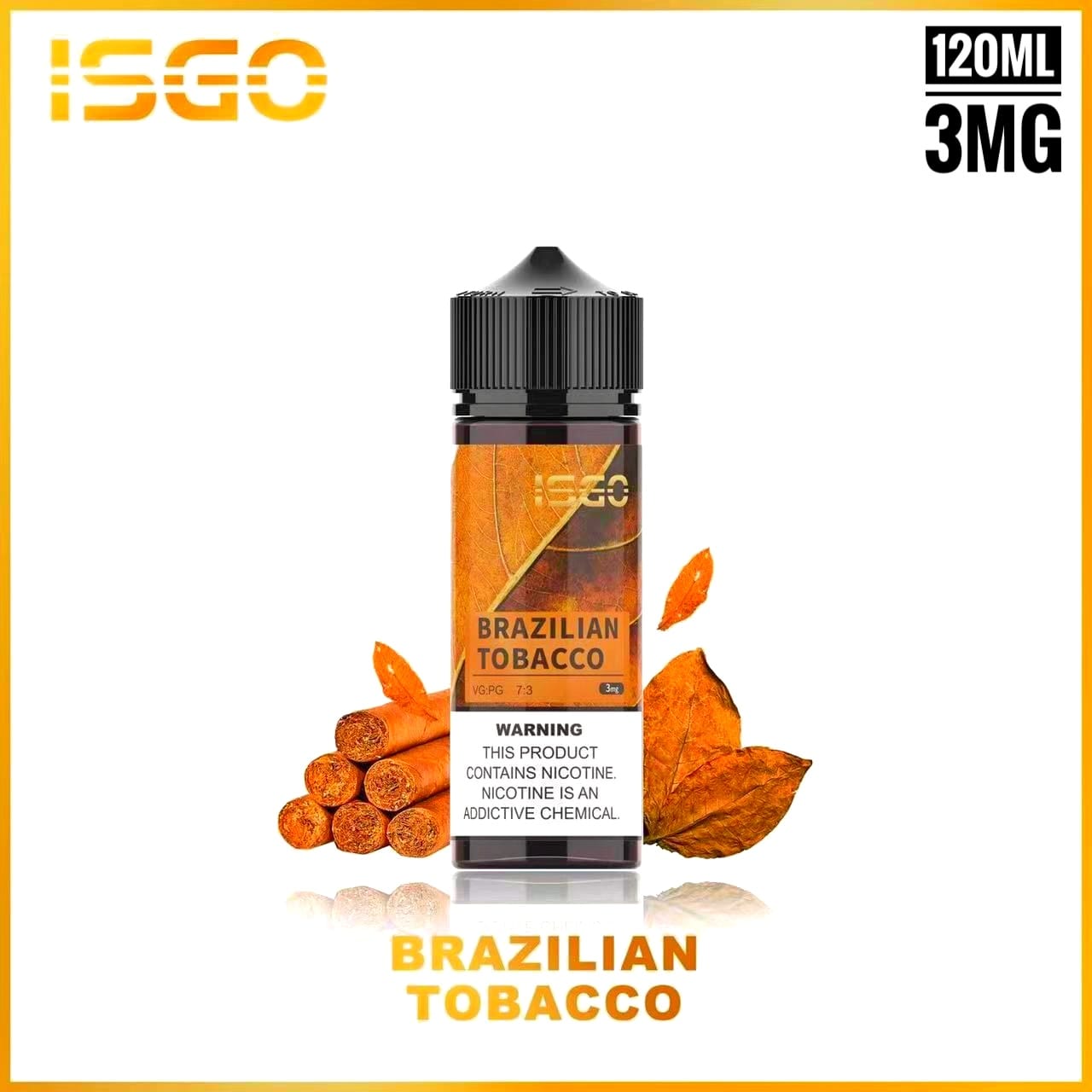 ISGO 120ML E LIQUID 3MG Series|