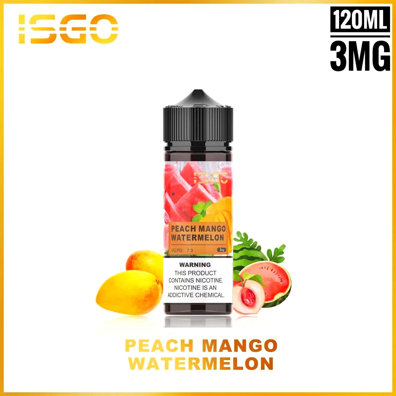 ISGO 120ML E LIQUID 3MG Series|