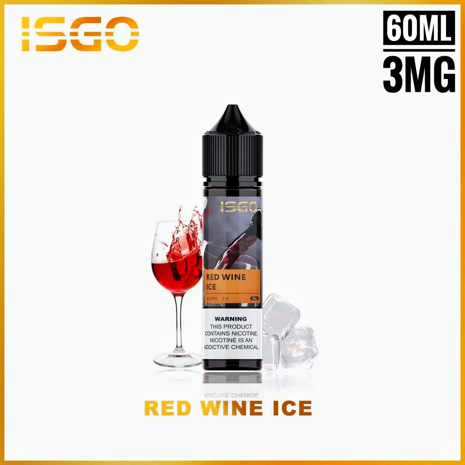 ISGO 60ML E-LIQUID 3MG/6MG Series|