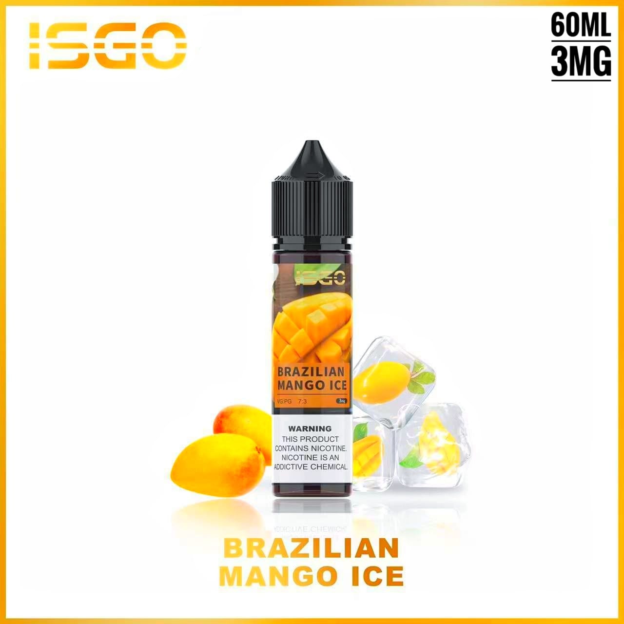 ISGO 60ML E-LIQUID 3MG/6MG Series|