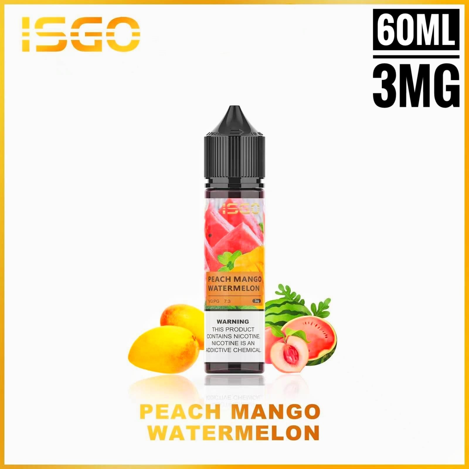 ISGO 60ML E-LIQUID 3MG/6MG Series|