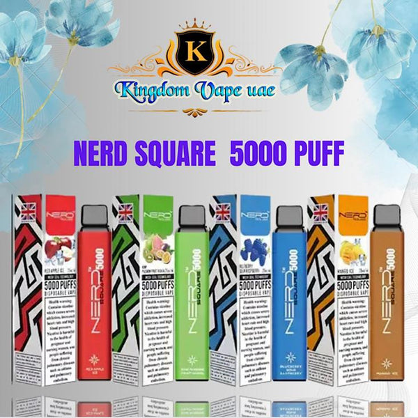 NERD™ SQUARE 5000 PUFFS (2% Nicotine)
