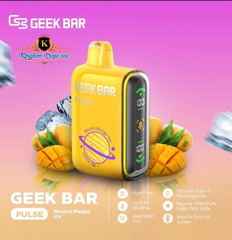 GEEK BAR PULSE 15000 PUFFS DISPOSABLE VAPE DUBAI-5CT DISPLAY