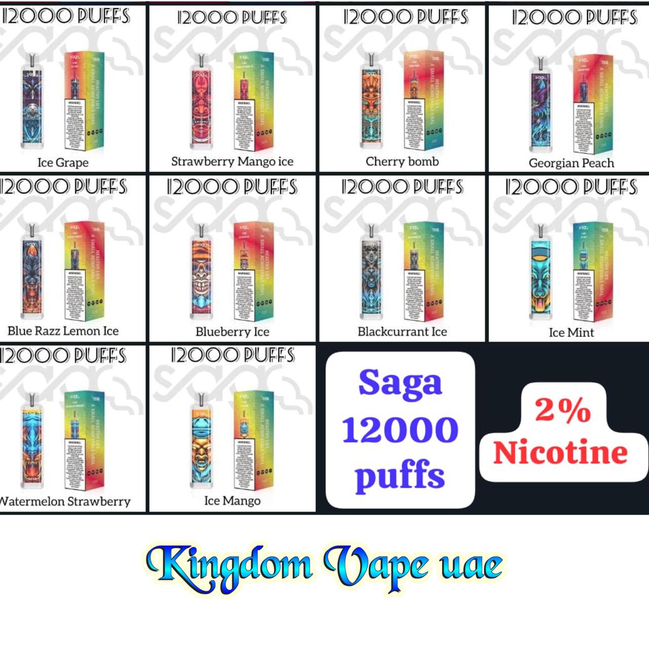 Istorm  Saga 12000 Puffs  Disposable Vape Kit