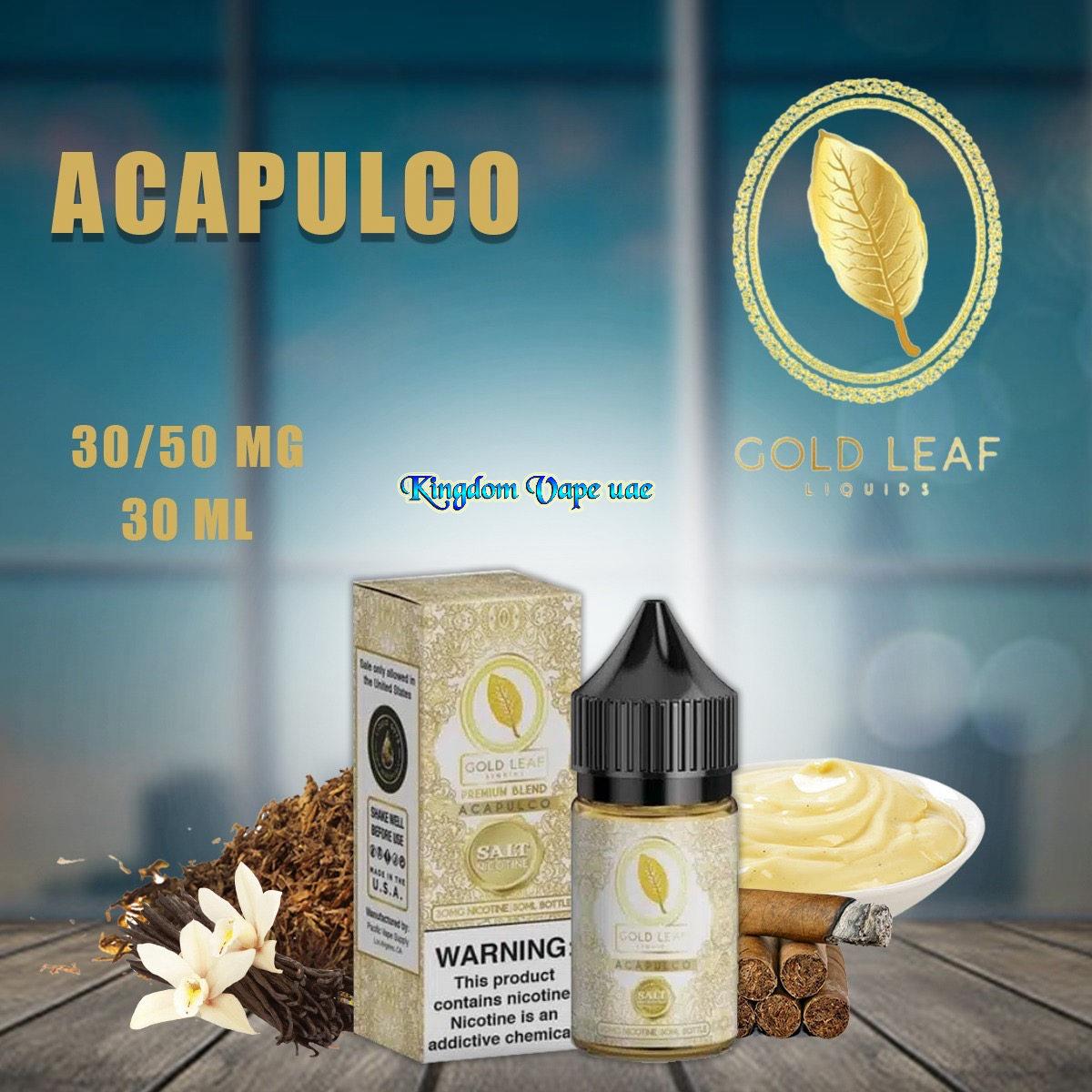 Gold leaf 30ml saltnic 30mg/50mg Nicotine