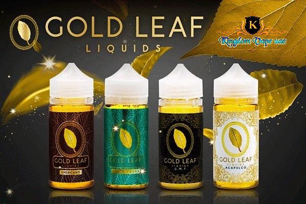 Gold leaf 100ml E-Liquid 3mg Nicotine Level