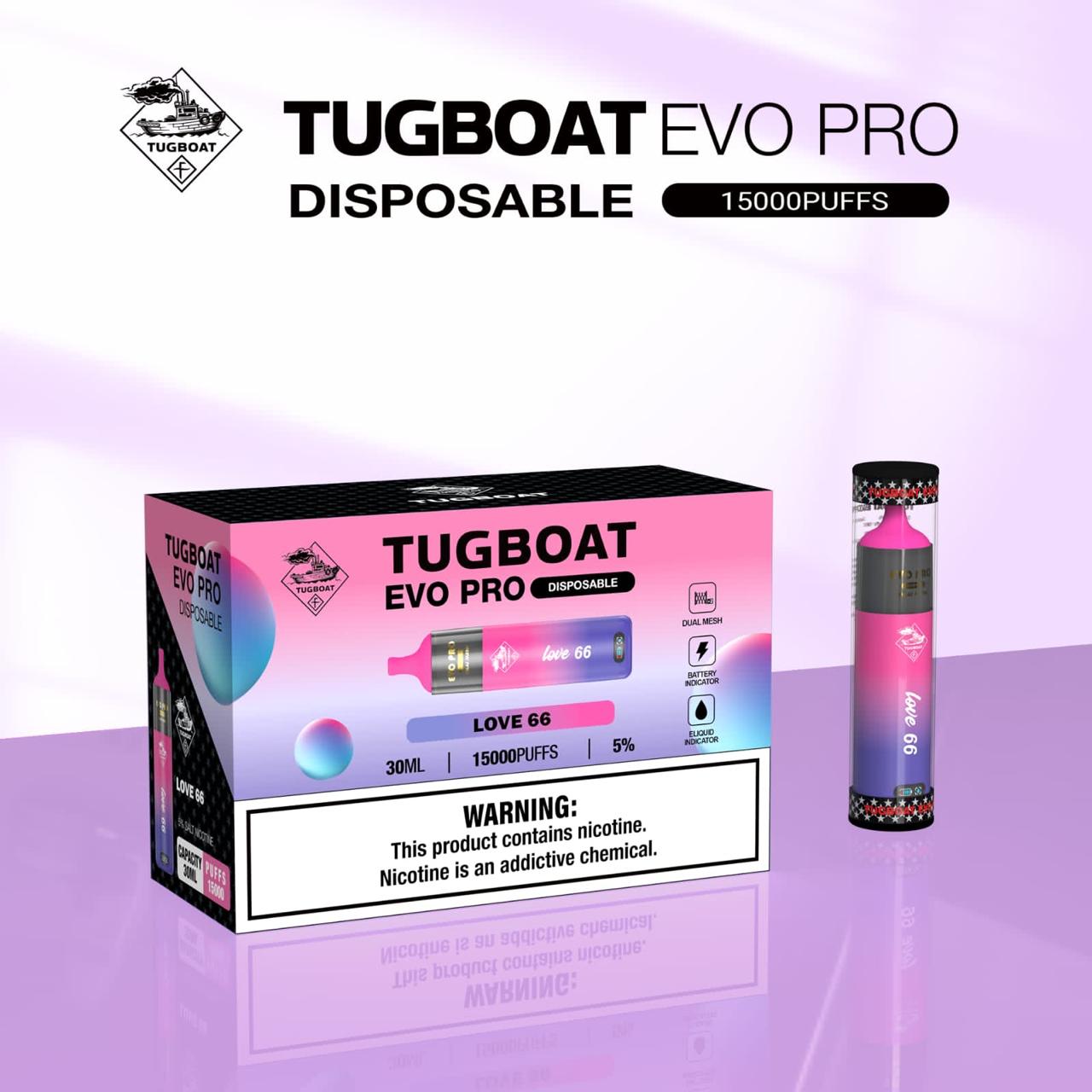 Tugboat Evo Pro 15000 Puffs In UAE