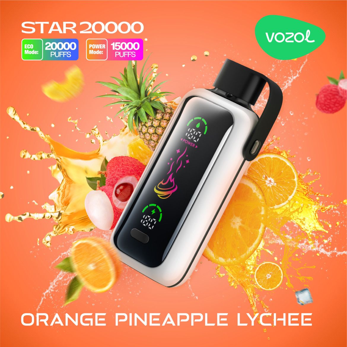 Vozol Star 20000 Puffs Disposable Vape With Led Screen|Dubai